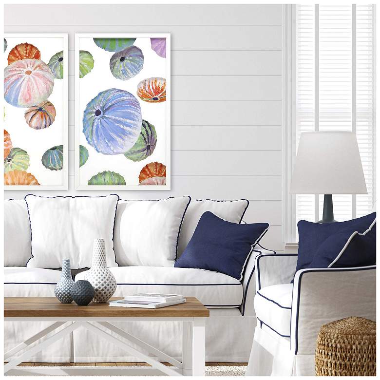 Image 4 Sea Urchin II 26"W x 42"H Framed Art more views