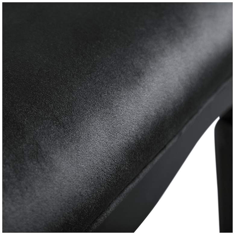 Image 7 Seabliss Glam Black Velvet Dining Chair Set of 2 more views