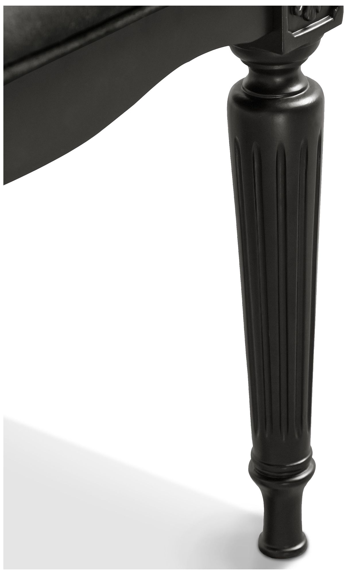 Seabliss Glam Black Velvet Dining Chair Set of 2