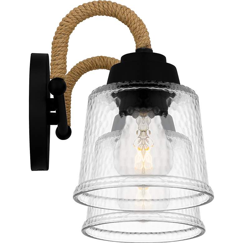 Image 4 Seabreeze 2-Light Matte Black Bath Light more views