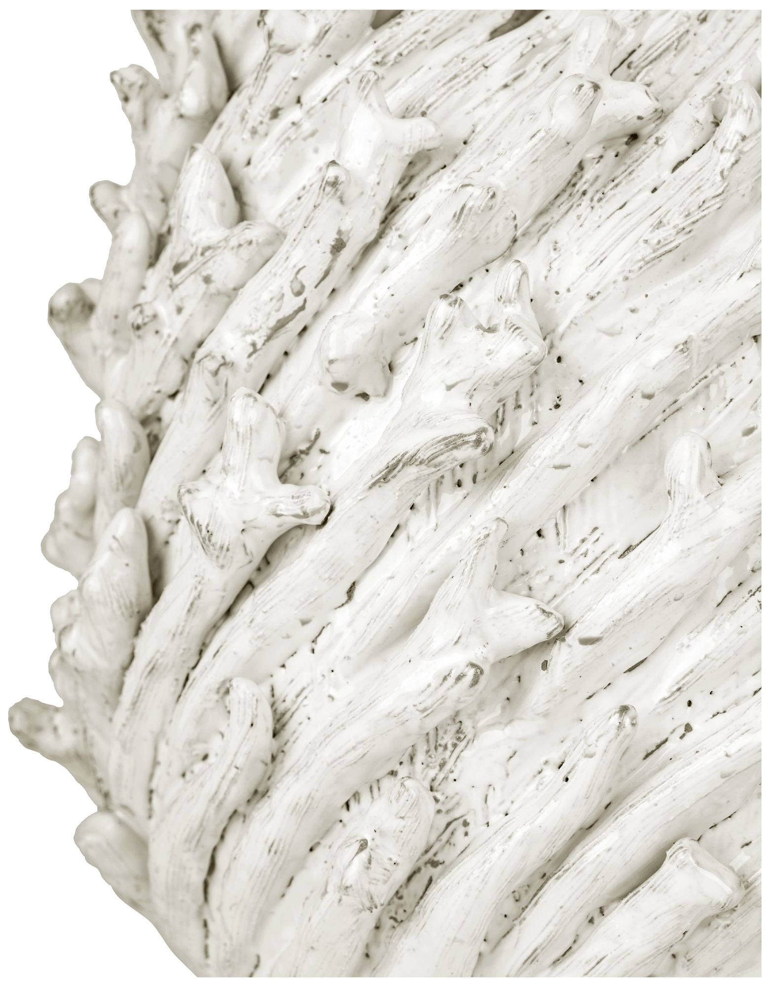 Image 2 Seadrift White Medium Vase more views