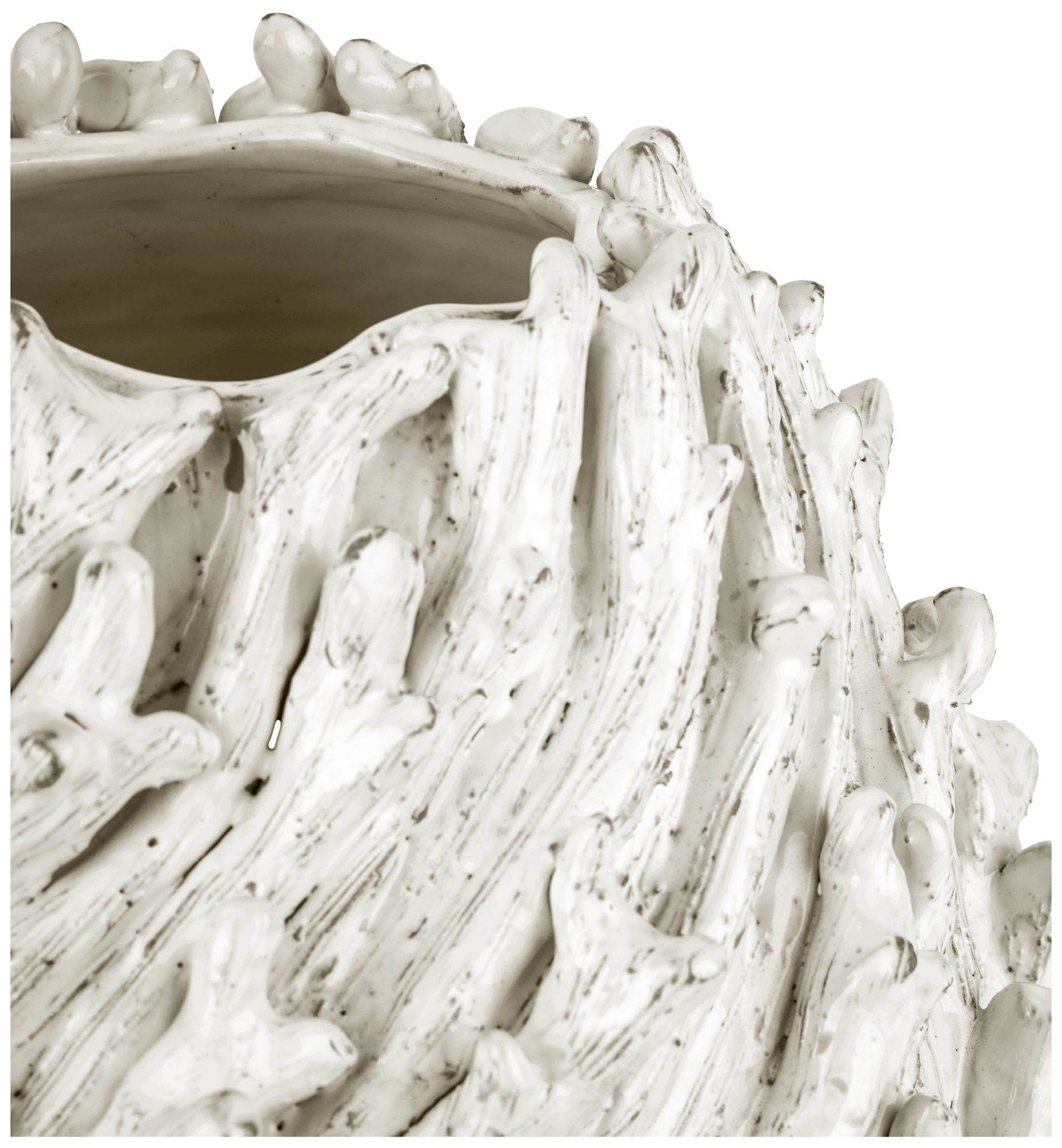 Image 4 Seadrift White Medium Vase more views