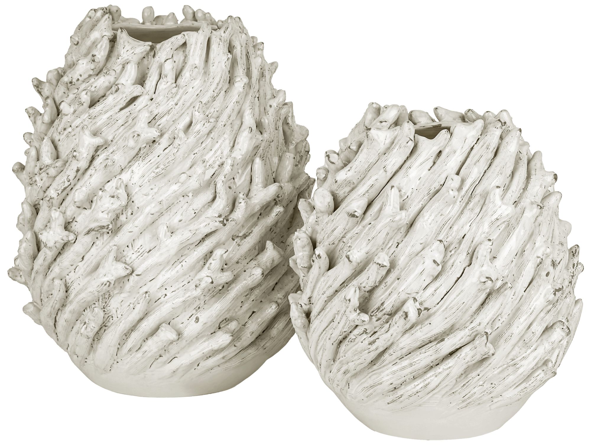 Image 5 Seadrift White Medium Vase more views