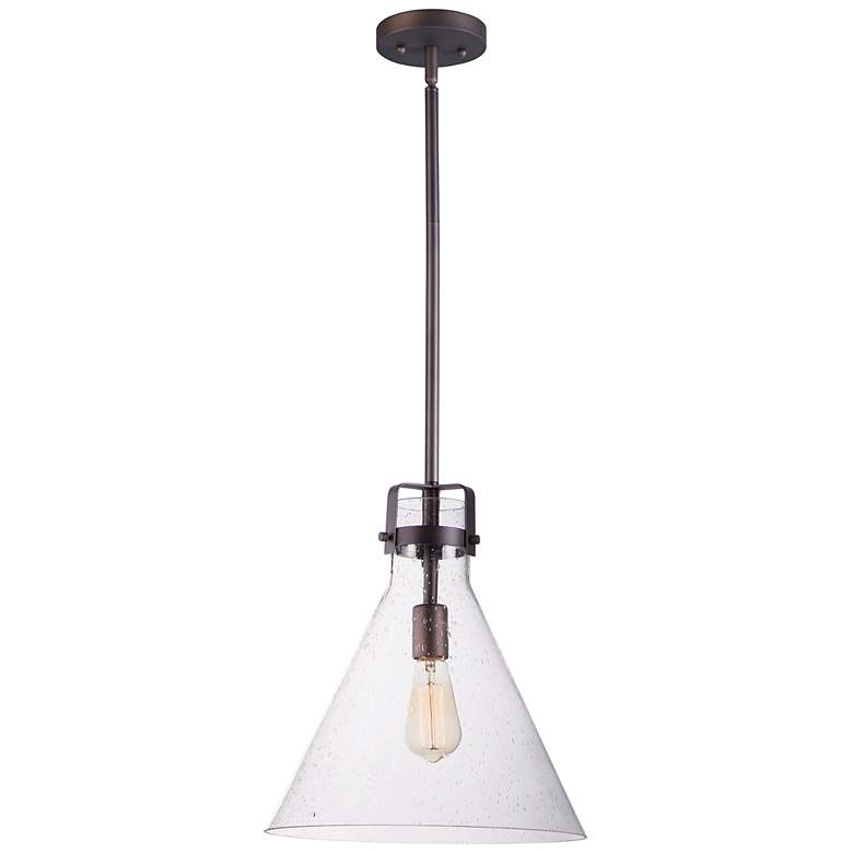 Image 1 Seafarer 1-Light 14" Wide Oil Rubbed Bronze Pendant Light