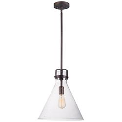 Seafarer 1-Light 14" Wide Oil Rubbed Bronze Pendant Light