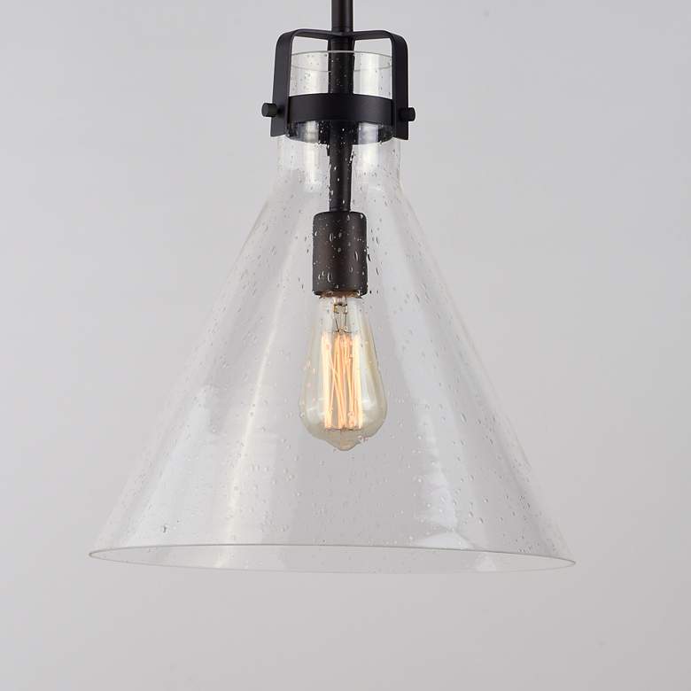 Image 2 Seafarer 1-Light 14" Wide Oil Rubbed Bronze Pendant Light more views