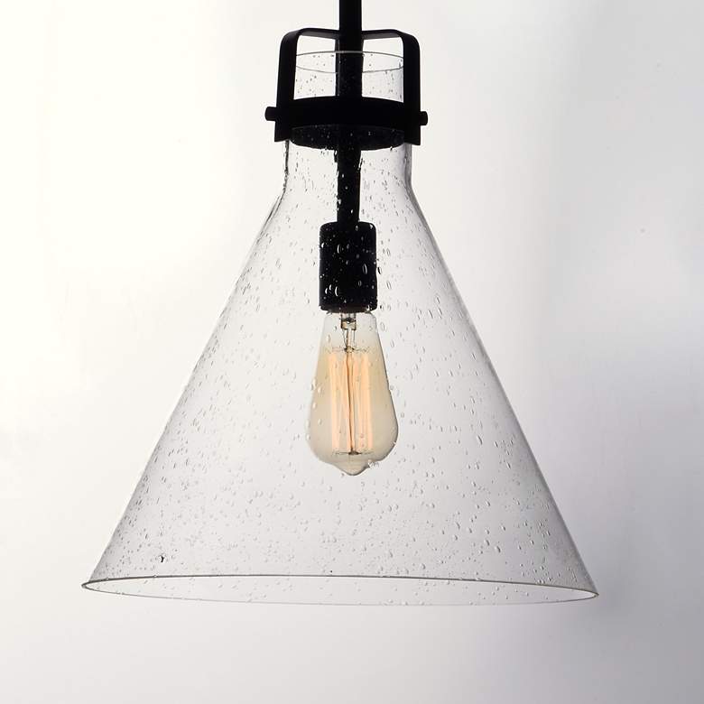 Image 3 Seafarer 1-Light 14" Wide Oil Rubbed Bronze Pendant Light more views
