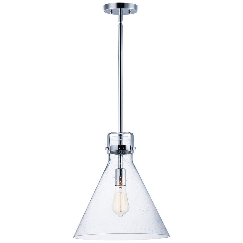 Image 1 Seafarer 1-Light 14" Wide Polished Chrome Pendant Light