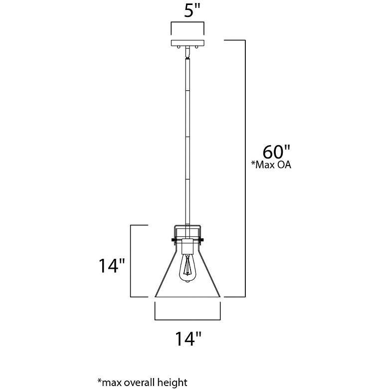 Image 5 Seafarer 1-Light 14" Wide Polished Chrome Pendant Light more views