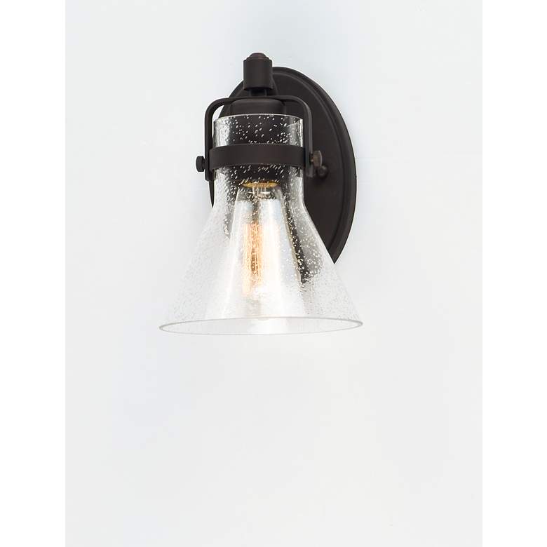 Image 4 Seafarer 1 Light 6" Wide Oil Rubbed Bronze Vanity Light more views