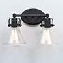 1_Seafarer 10"H Oil-Rubbed Bronze 2-Light Vanity Wall Sconce