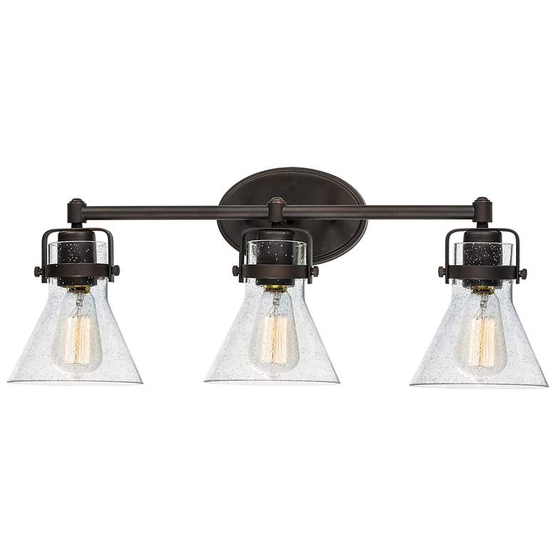 Image 2 Seafarer 24 1/4" Wide Oil-Rubbed Bronze 3-Light Bath Light