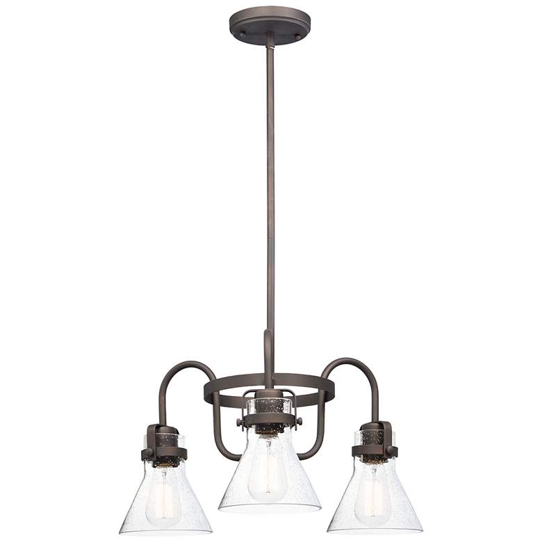 Image 1 Seafarer 3-Light 21.5" Wide Oil Rubbed Bronze Chandelier