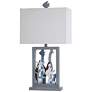 2_Seaford Blue and Weathered Wood Table Lamp