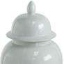 Seaford Gloss White 20" High Ginger Jar with Lid