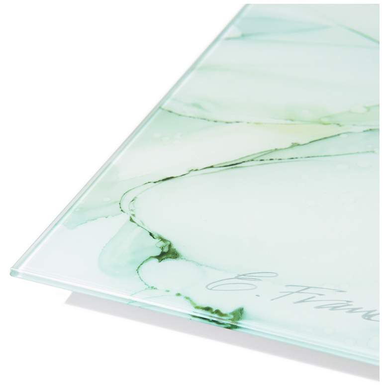 Image 6 Seaglass Garden I AB Frameless Printed Tempered Glass Wall Art Set of 2 more views
