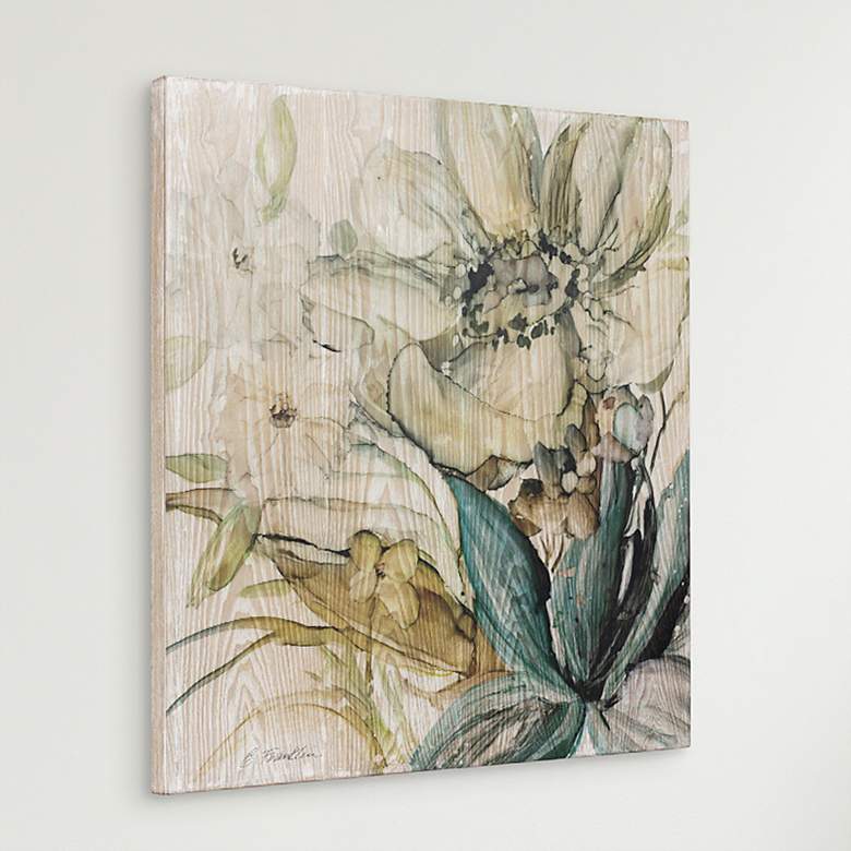 Image 1 Seaglass Garden II 24" Square Giclee Printed Wood Wall Art