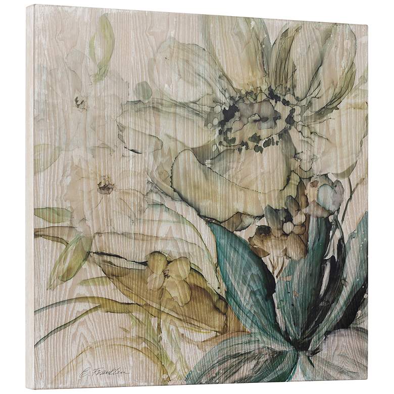 Image 5 Seaglass Garden II 24" Square Giclee Printed Wood Wall Art more views