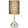 Seagrass Print Pattern Giclee Droplet Table Lamp