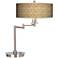 Seagrass Print Pattern Giclee Swing Arm LED Desk Lamp