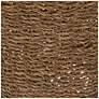 4_Seagrass Wicker Waste Basket, Handwoven with Metal Frame more views