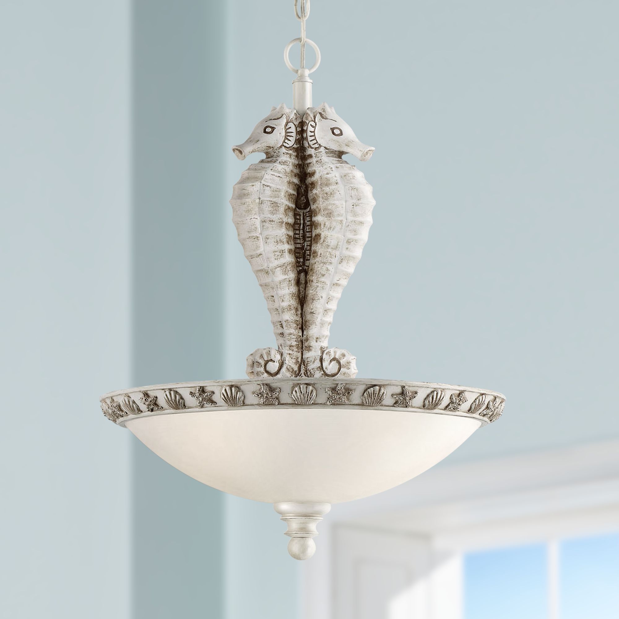 seahorse chandelier