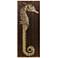 Seahorse A 60" High Giclee Print Solid Wood Wall Art