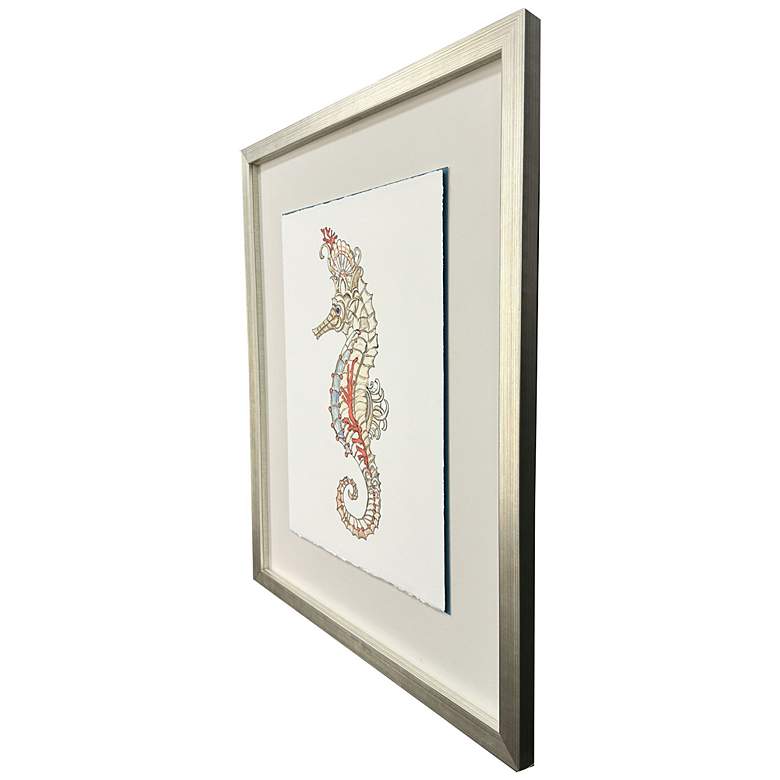 Image 2 Seahorse Celebration II 33"W x 39"H Framed Art more views