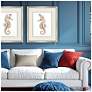 4_Seahorse Celebration II 33"W x 39"H Framed Art more views