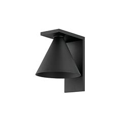 Sean 8 3/4" High Texture Black Outdoor Wall Light