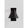 6_Sean 8 3/4" High Texture Black Outdoor Wall Light more views