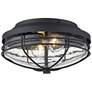 2_Seaport 12" Wide Natural Black Outdoor Ceiling Light