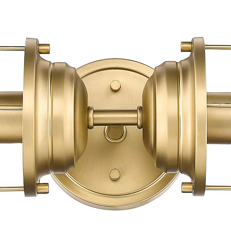 Image 4 Seaport 16 1/2" High Champagne Bronze 2-Light Wall Sconce more views