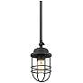 1_Seaport 4 3/4" Wide Black Metal Mini Pendant