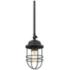 Seaport 4 3/4" Wide Black Metal Mini Pendant
