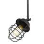 3_Seaport 4 3/4" Wide Black Metal Mini Pendant more views