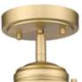 Seaport 4 3/4" Wide Brushed Champagne Bronze Ceiling Light