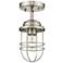 Seaport 4 3/4" Wide Pewter Convertible Pendant/Ceiling Light