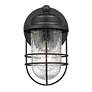 3_Seaport 9 1/4" High Natural Black Outdoor Wall Light more views