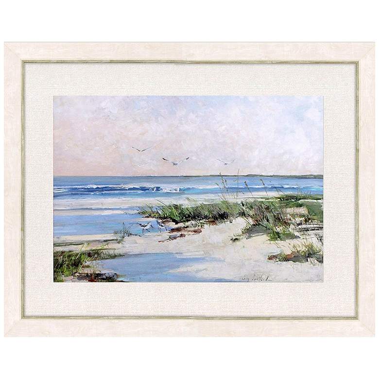 Image 1 Seashore Serenity 36"W x 28"H Framed Art