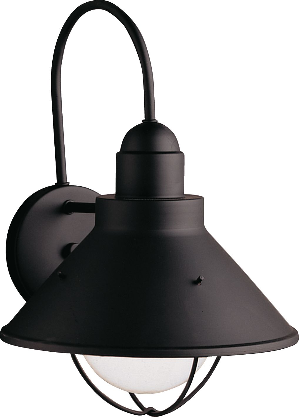 Image 3 Seaside 1-Light 14.25-in Black Dark Sky Outdoor Wall Light more views