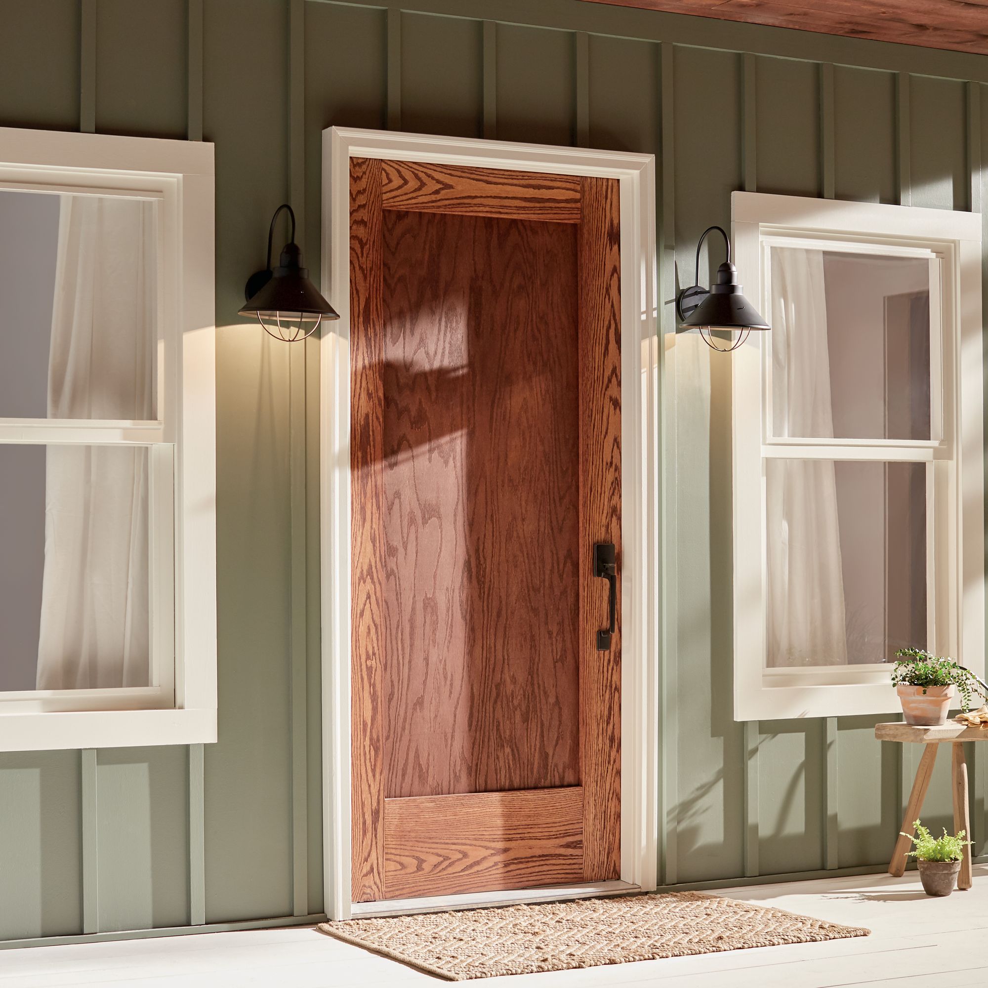 Image 4 Seaside 1-Light 14.25-in Black Dark Sky Outdoor Wall Light more views