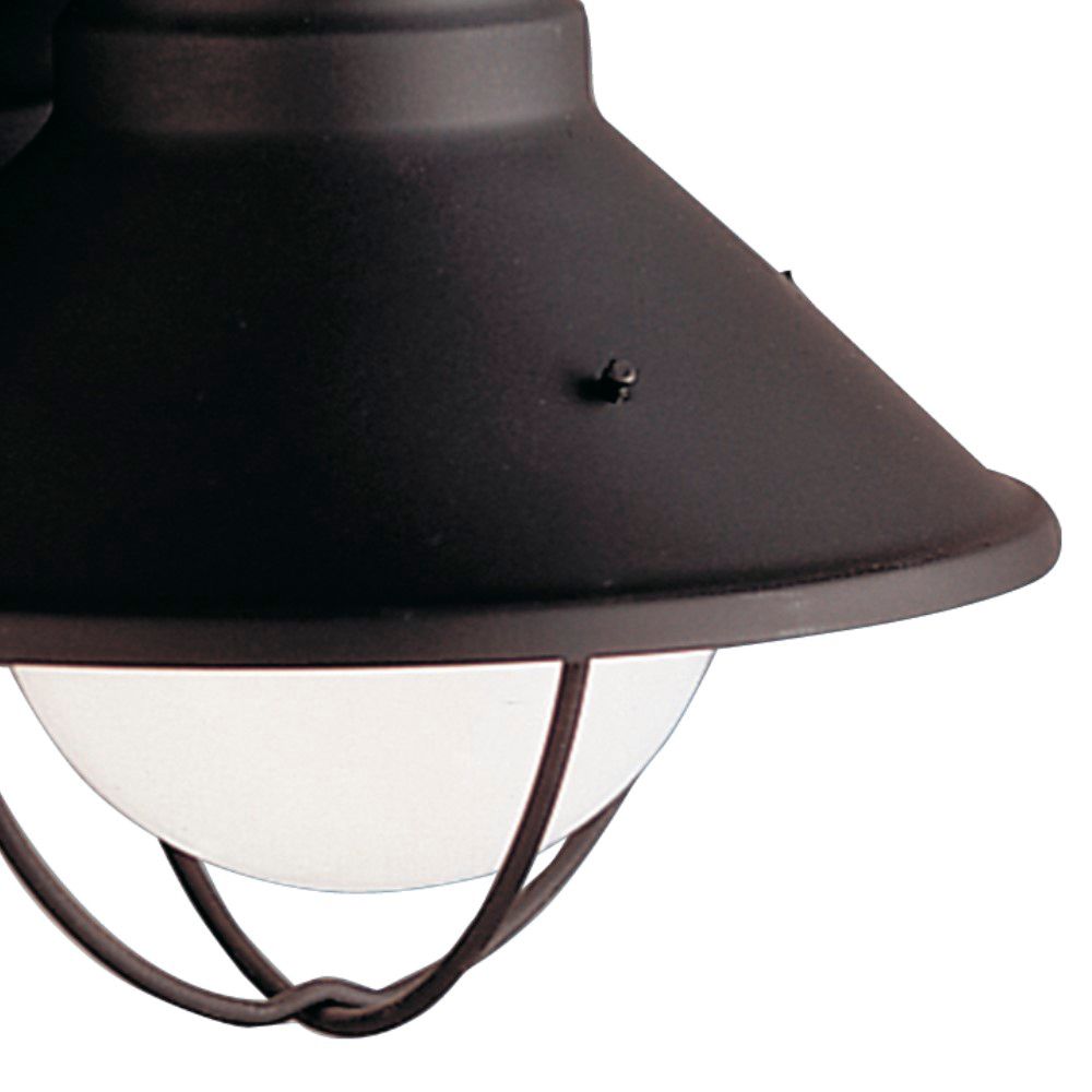 Image 3 Seaside 1-Light 7.5-in Black Outdoor Wall Light more views