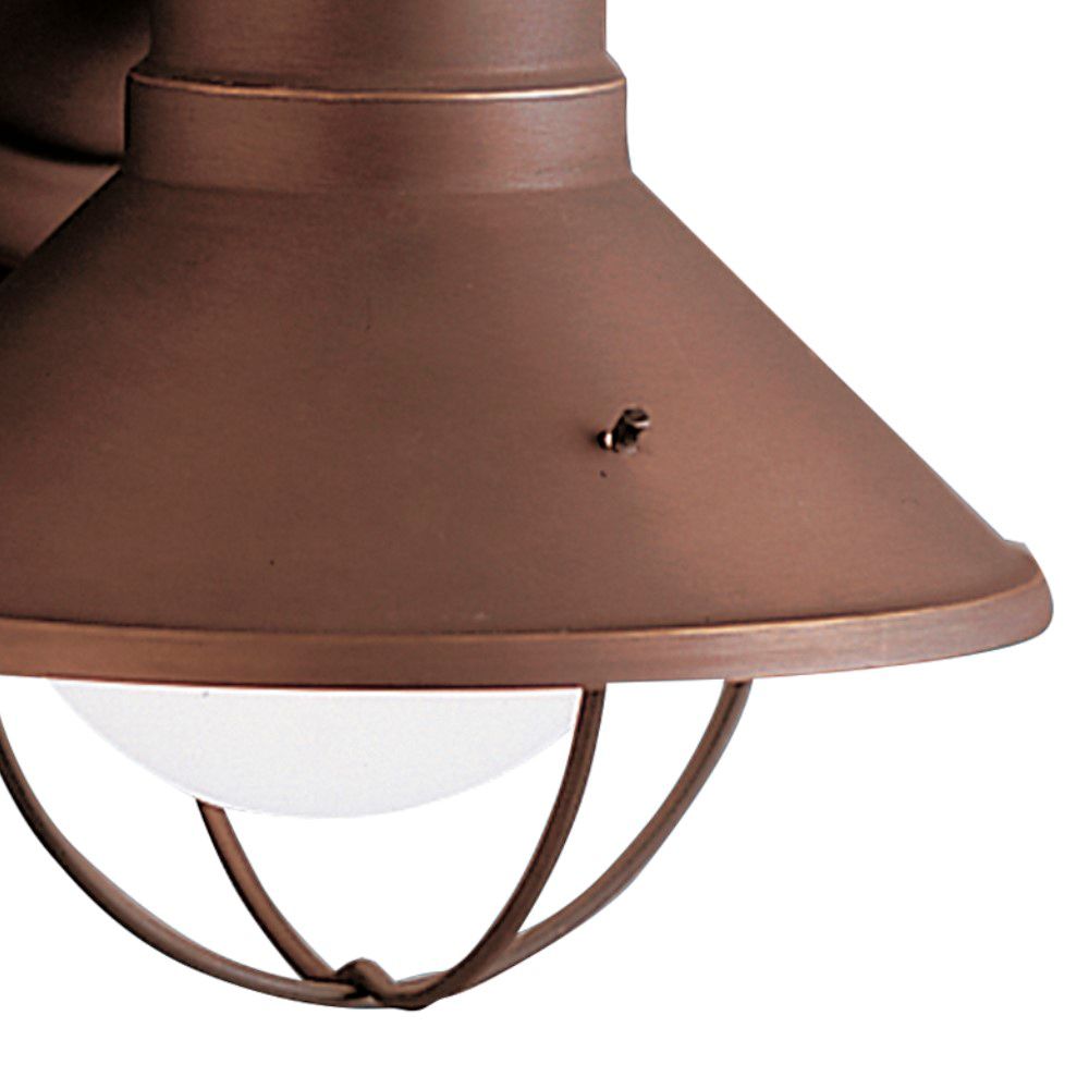 Image 4 Seaside 1-Light 7.5-in Olde Bronze Outdoor Wall Light more views