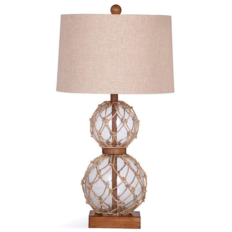 Image 1 Seaside 28 inch Coastal Styled Brown Table Lamp