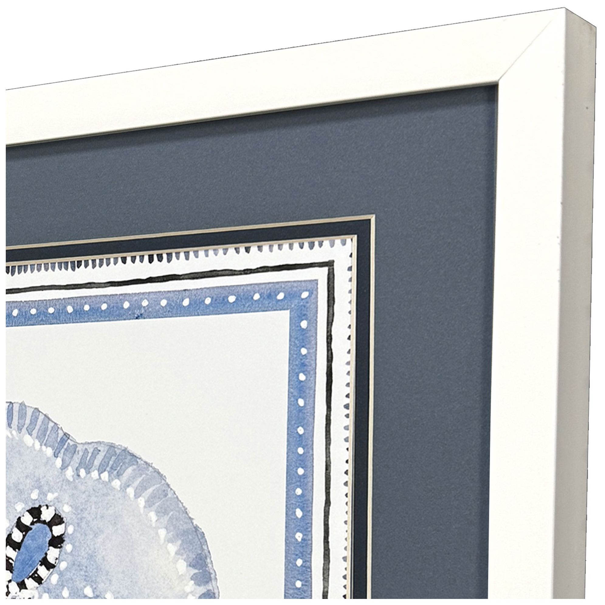 Image 3 Seaside Blues I 17"W x 17"H Framed Art Set of 2 more views