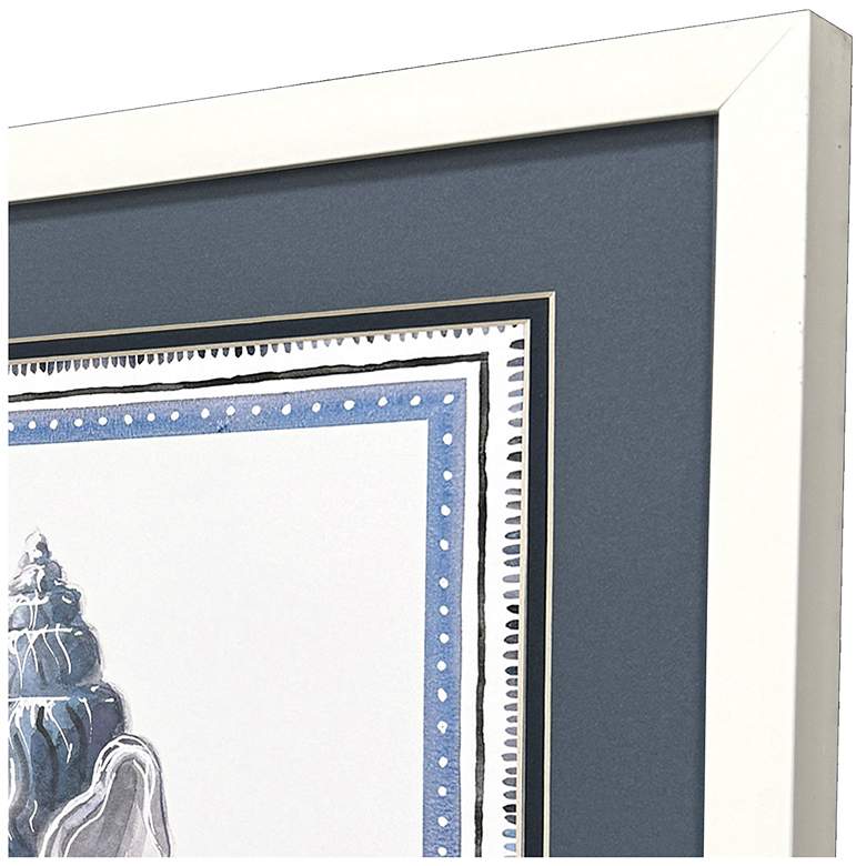 Image 3 Seaside Blues III 17"W x 17"H Framed Art Set of 2 more views