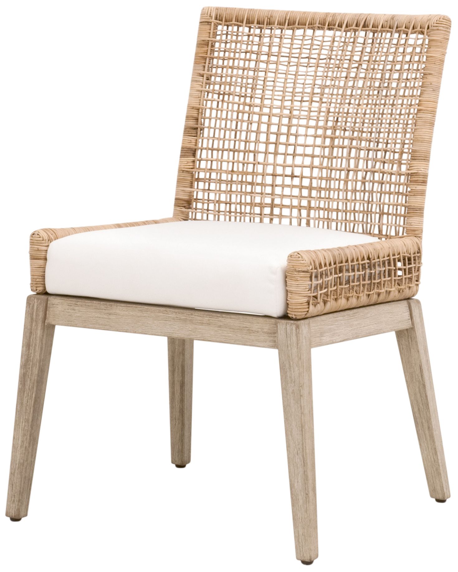 Image 2 Seaside Dining Chair, Natural Rattan, LiveSmart Peyton-Pearl, Set of 2 more views