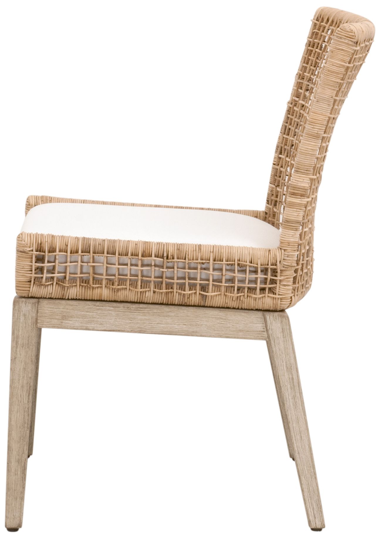 Image 3 Seaside Dining Chair, Natural Rattan, LiveSmart Peyton-Pearl, Set of 2 more views