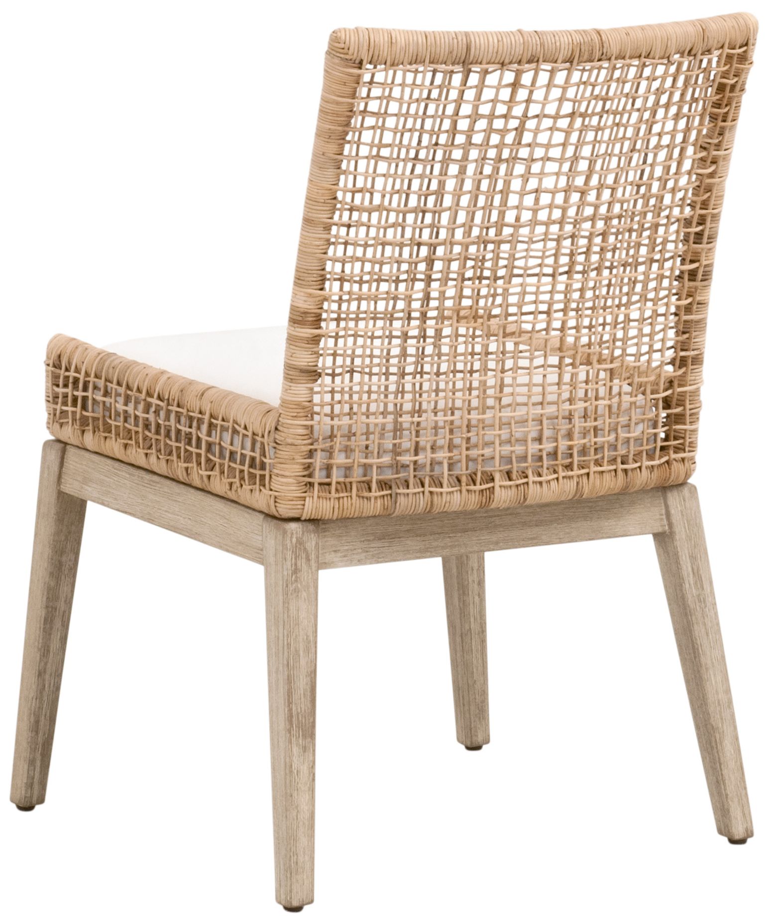 Image 4 Seaside Dining Chair, Natural Rattan, LiveSmart Peyton-Pearl, Set of 2 more views